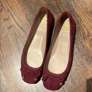 Tory Burch suede ballet flats - size 7.5